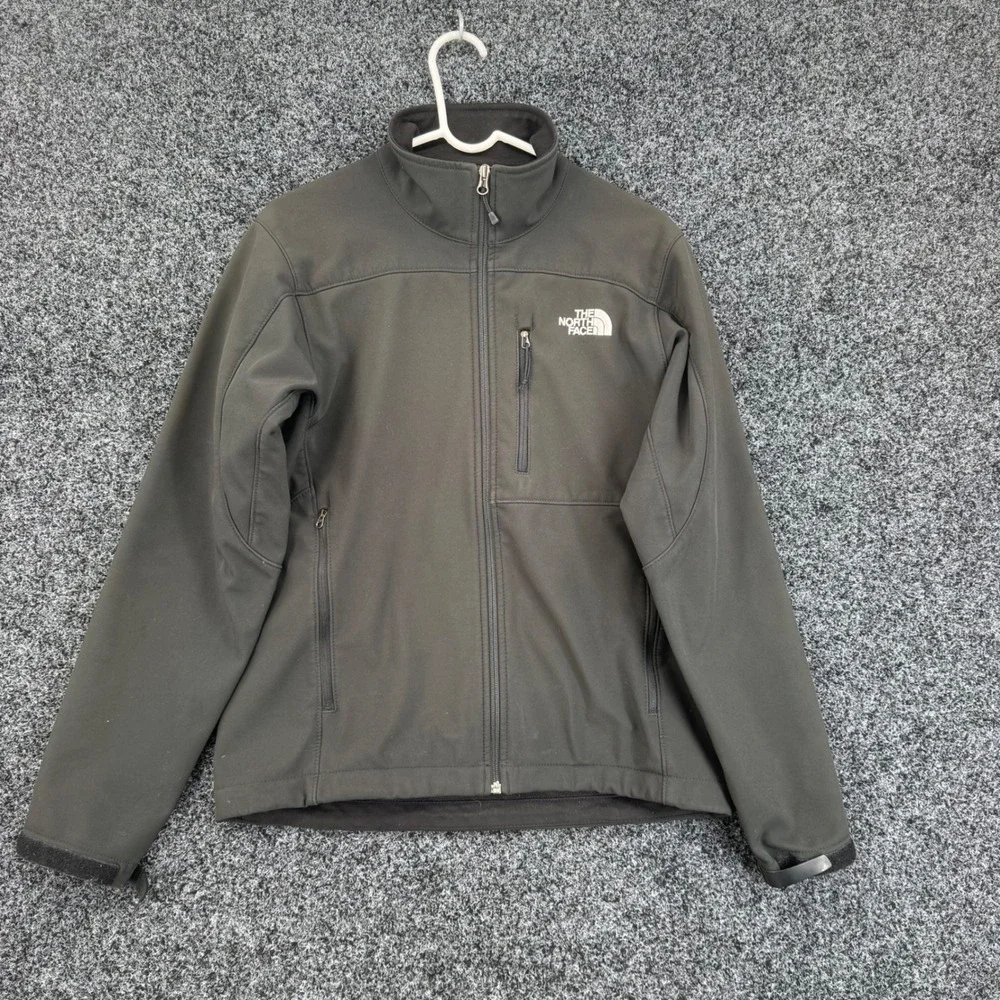 The North Face Mens Apex Bionic Softshell Jacket Black Full Zip Small S/P